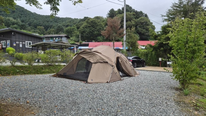 친구형제와 여름종료 기념 캠핑 (in 홍천 숲에서놀자 캠핑장)