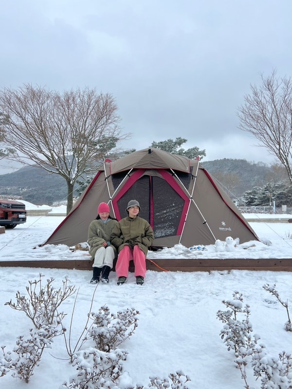 정읍 풍경소리캠핑장 D4 설중캠핑