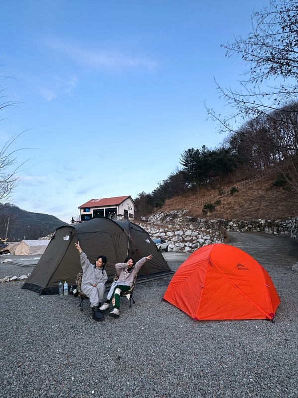 2025.02.02-03 오토캠핑 :: 고령 힐링오름캠핑장에서 콩주네와...