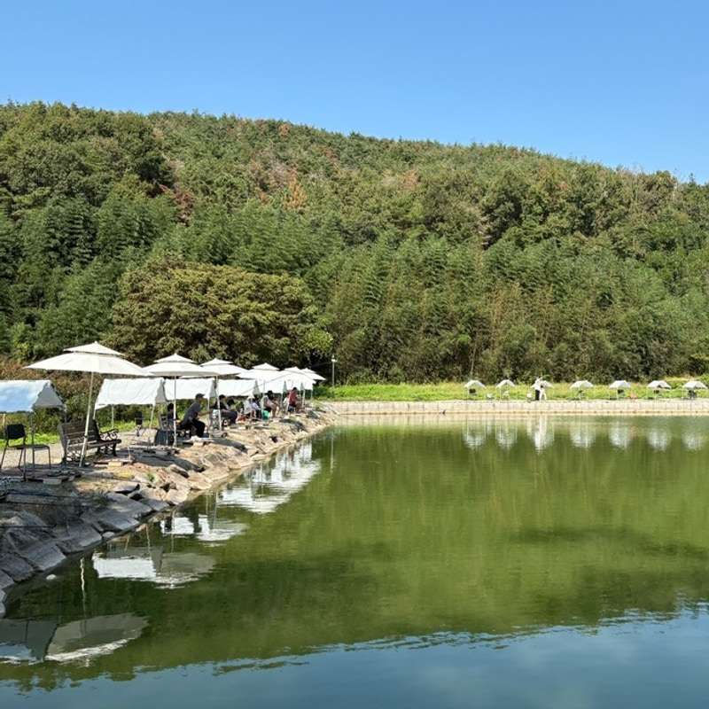 [의령 캠핑 여행] 의령 호수랑 오토캠핑장의 모든 것_낚시...