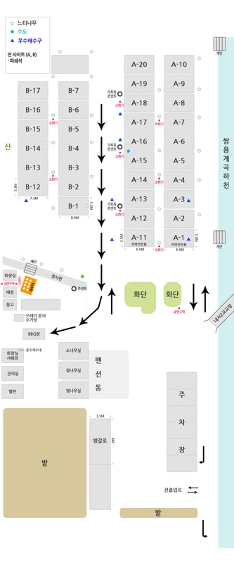 해바라기 캠핑장 배치도 1