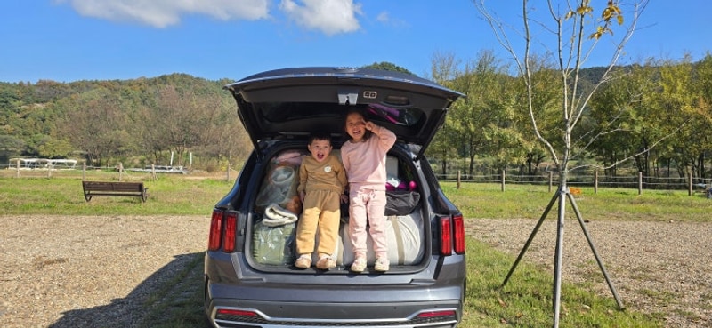 10월 연휴는 캠핑으로 [상주보오토캠핑장]