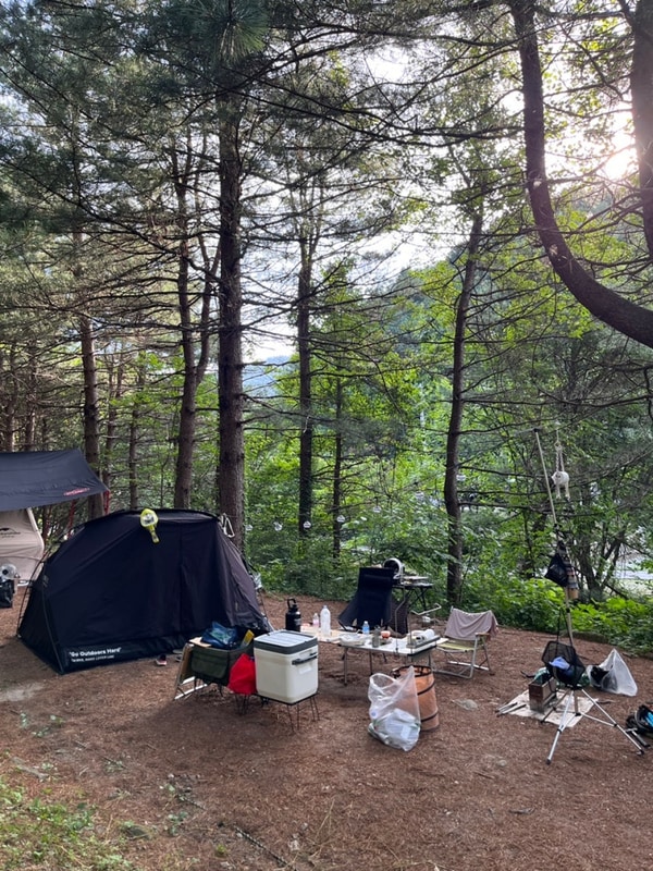 포천 각흘 계곡 캠핑장