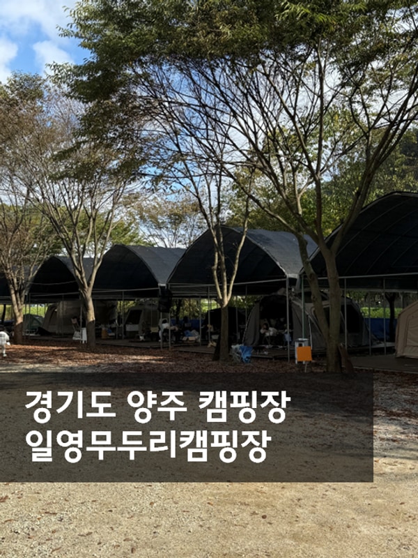 [경기/양주] 산좋고 물좋고 공기좋은 캠핑장 '일영무두리캠핑장'