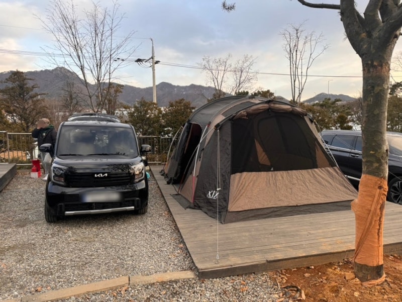 [캠핑] 12월 시흥 솔잎향캠핑파크 | 경기도 수도권 캠핑장...