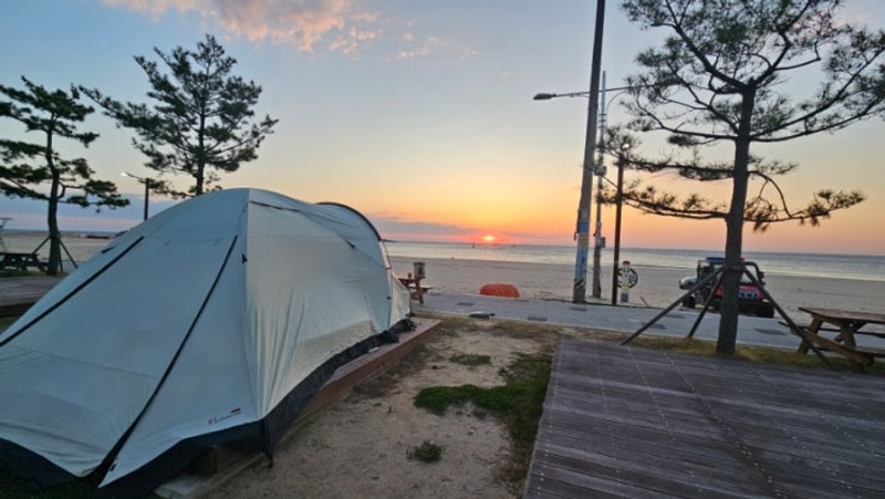 강원도 고성 여행 : 오호 캠핑장