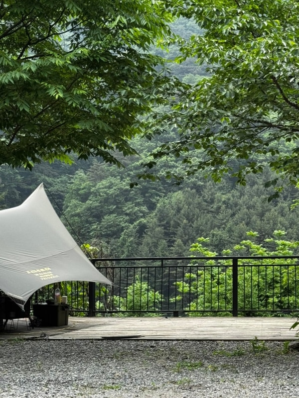 [캠핑] 가평캠핑플레이 힐링존 12번 타프(차양막) 2박3일