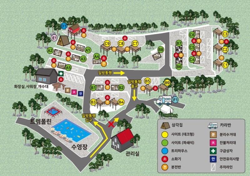 충북 진천 다올캠핑장(신생캠핑장, 뷰 좋은 캠핑장, 재너두)