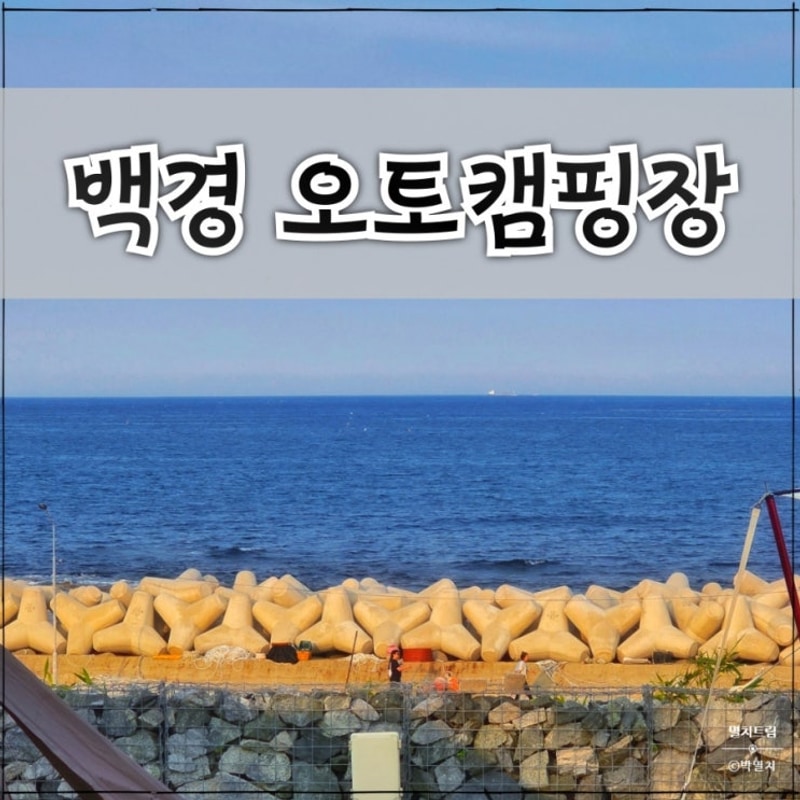 포항 백경오토캠핑장 사이트 소개 15번 오션뷰 후기