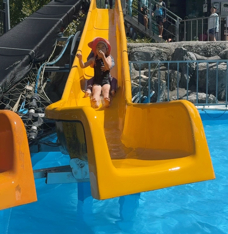 산노리캠핑장 원주 키즈캠핑장 수영장 슬라이드 후기