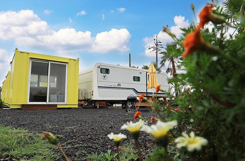 이스트 몽 블루 카라반 캠핑 시설 사진 14