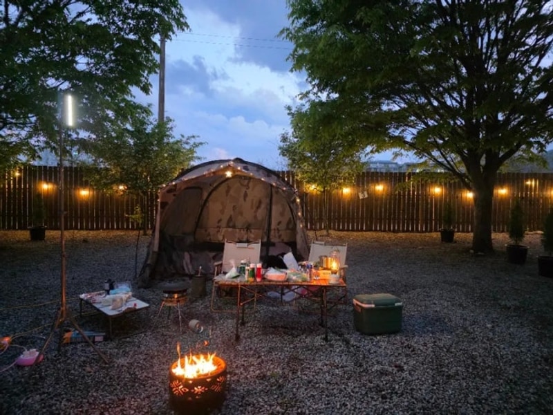 나무 그늘이 매력적인 가평 캠핑장 "캠프 241" 3번사이트 후기