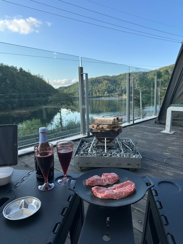 캠핑 | 포천 호수뷰 청계호수자작나무숲 캠핑장 서울 근교...