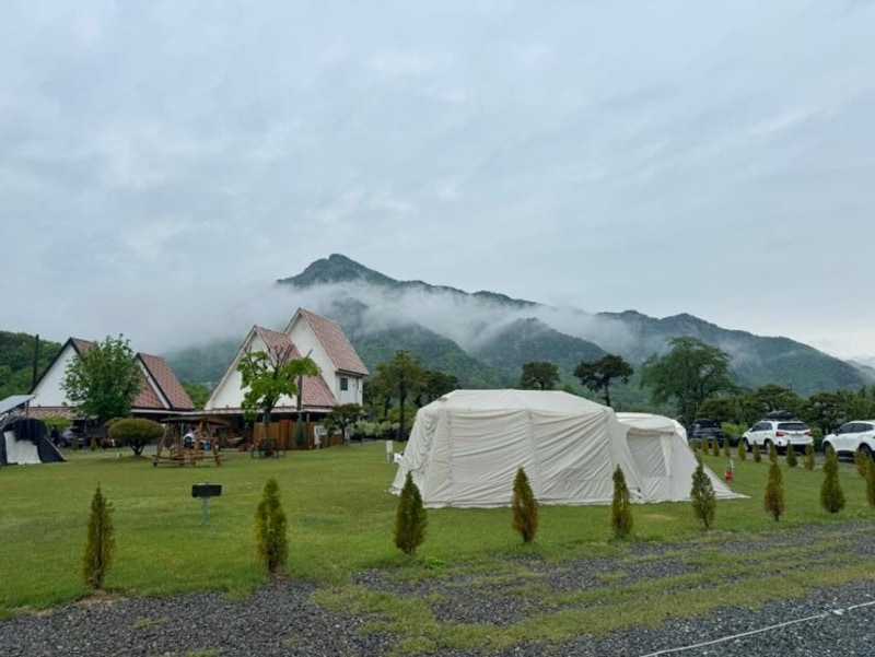 EP03 계룡산 뷰 동학사힐링캠핑장 강추 후기 사이트소개...