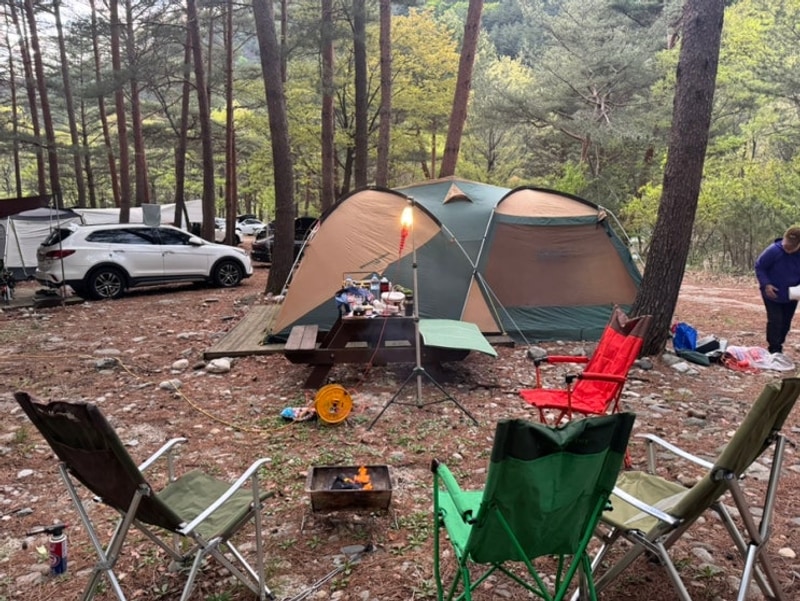 강릉 노추산 힐링캠프/ 행복했던  2박3일 낭만 가족 캠핑...