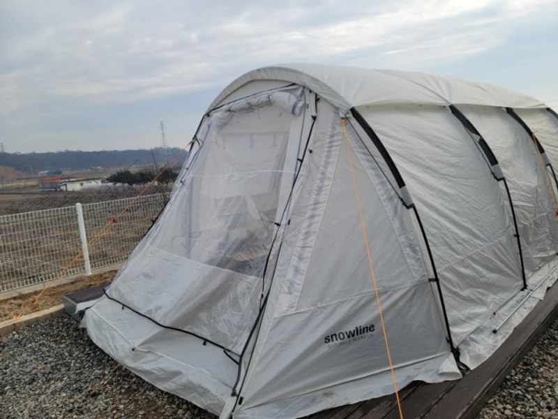 화성 캠핑장, 개별화장실이 있는 안석관광농원 캠핑장