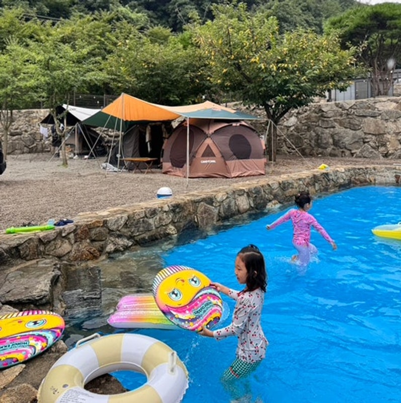 천안 아우내 관광농원 캠핑장, 코스트코 꾸버스 훈제박스