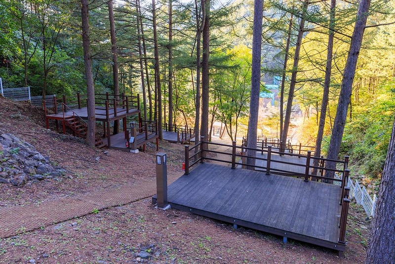 문수산 자연휴양림 야영장 시설 사진 10