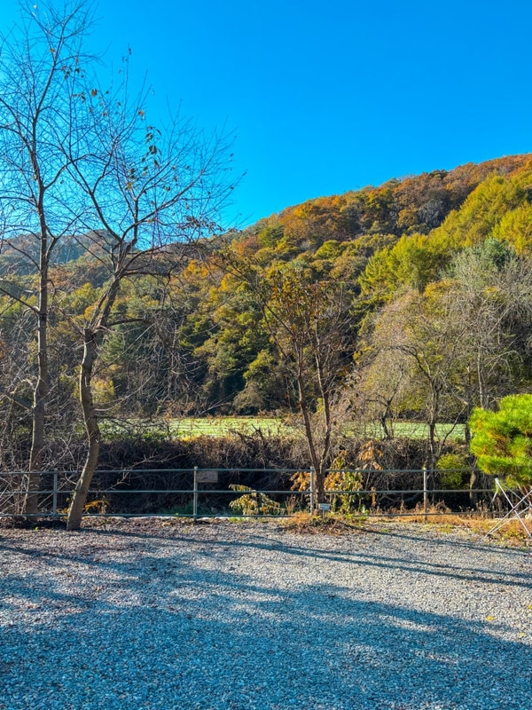 개별 화장실 개수대가 있는 춘천 캠핑장 봄봄캠핑