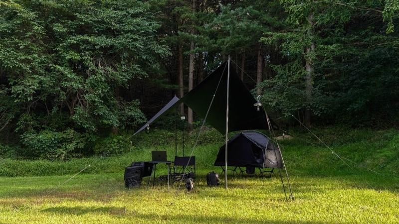 만화책방이 있는 잔디밭 캠핑장, 도모 횡성