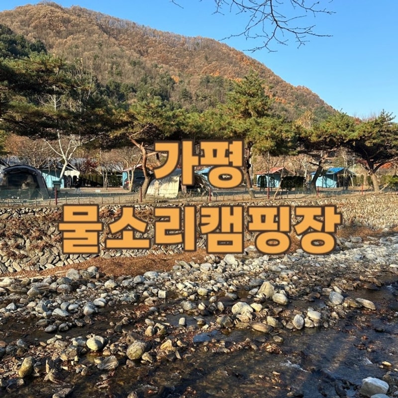 마지막 가을 캠핑 @가평물소리캠핑장
