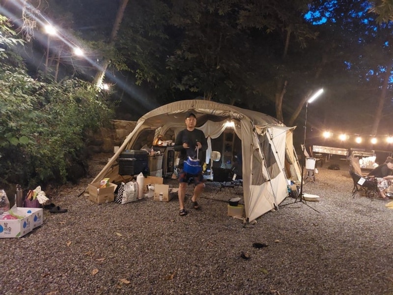 가평오토캠핑장 읍내리75-1캠핑장 여름휴가장소로 안성맞춤