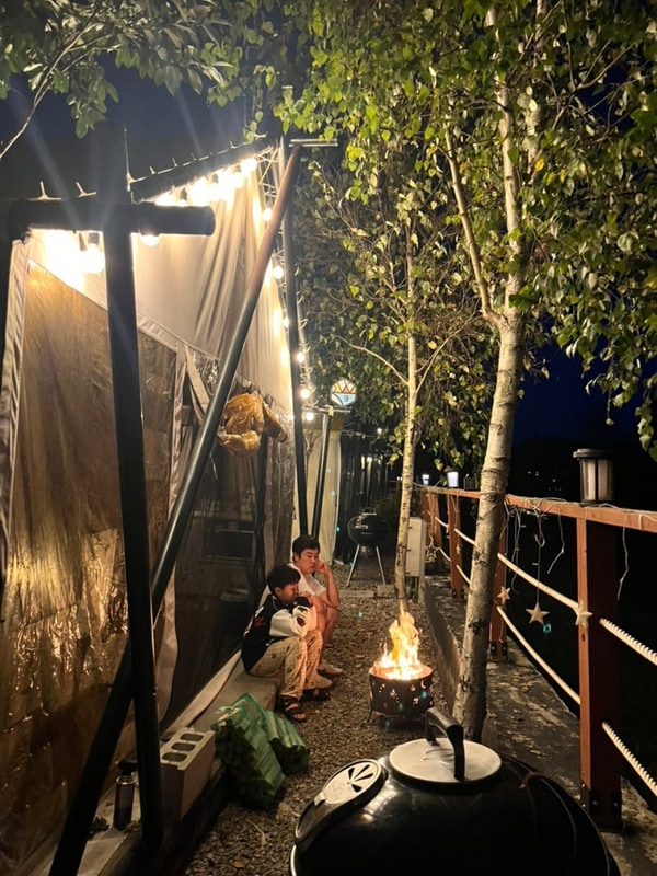 춘천 리버위드 글램핑: 뷰가 너무 예쁜 글램핑장