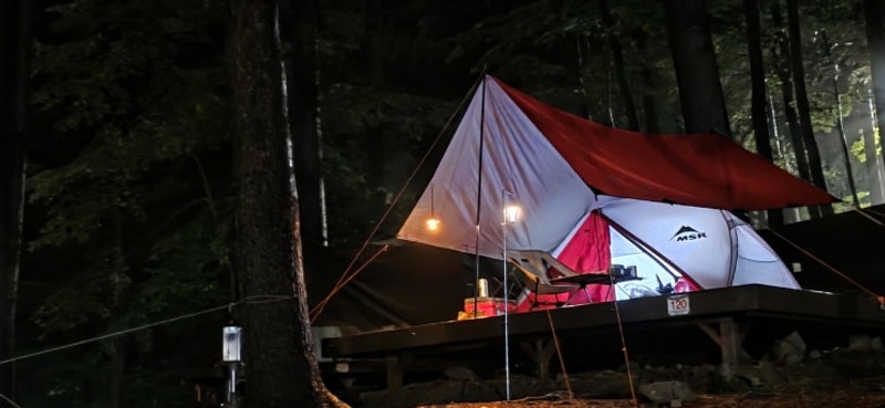 무주 덕유산자연휴양림 야영장 1박 그리고 독일 가문비숲 산책