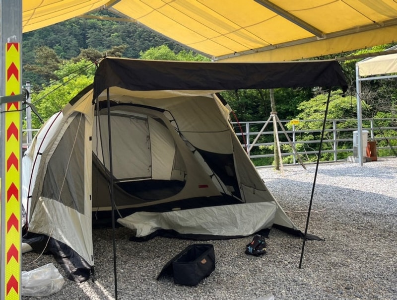 단양캠핑, 단양 별마루캠핑장 방갈로