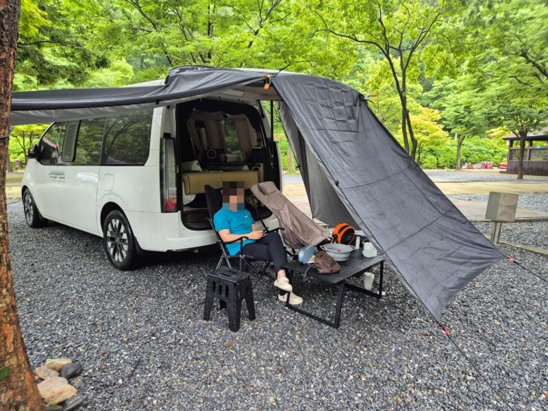 스타리아 캠핑카 차박: 단양 소선암 오토캠핑장 (7월18일~20일)