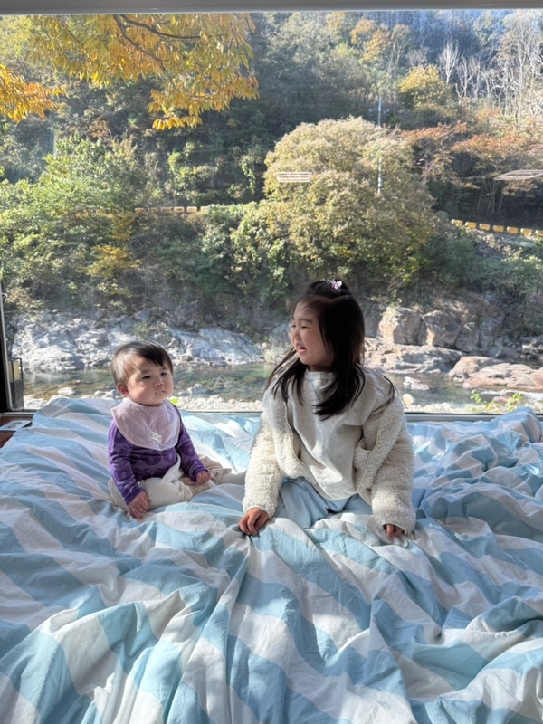 경남 하동 카라반 아이랑 가기... 지리산  벚꽃 카라반 캠핑장...