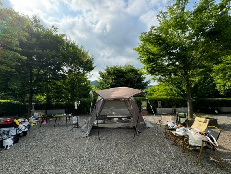 [초막골생태공원느티나무야영장]군포초막골캠핑장 자갈 10...