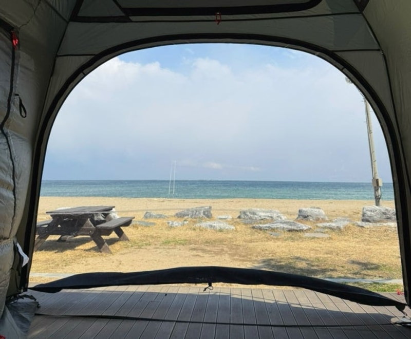 [두번째 캠핑] 고성 명파해변오토캠핑장