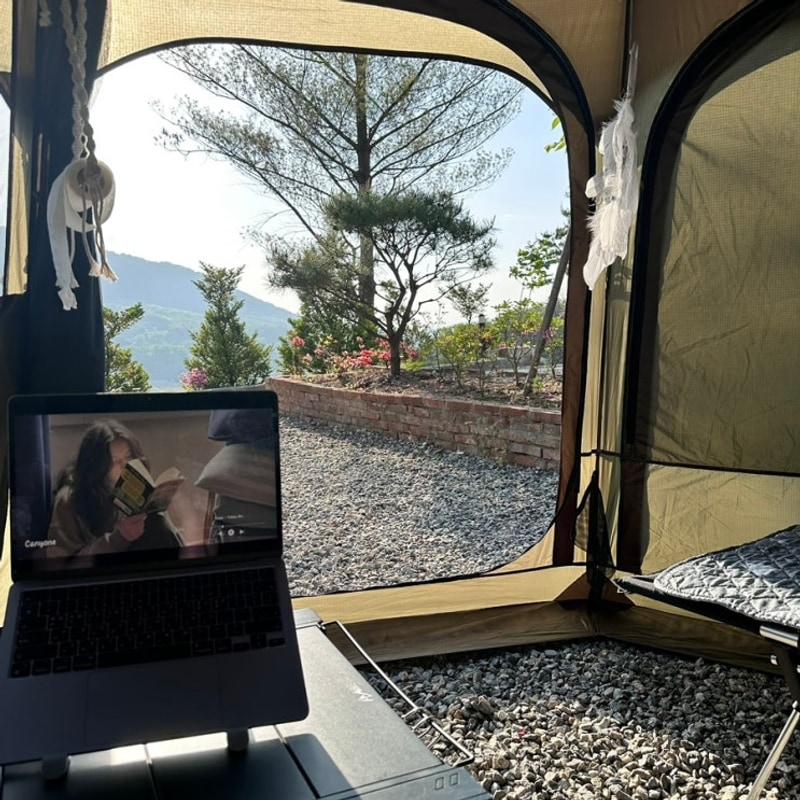 비바돔 솔캠ㅣ아산 마운틴뷰 배방관광농원캠핑 D5...