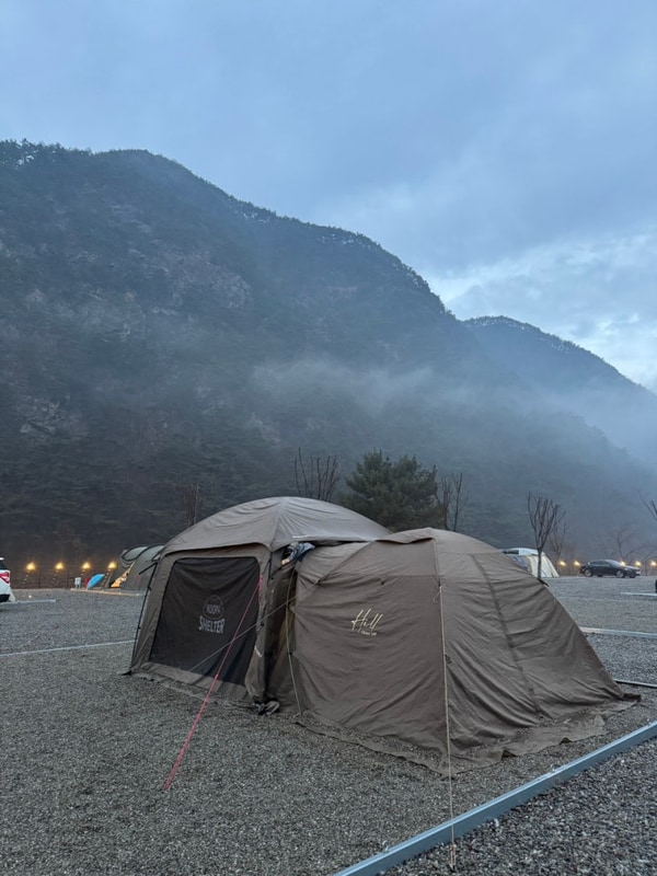 [충청북도/괴산] 자연 속에서 힐링 •후영 캠핑장 A6 사이트 후기