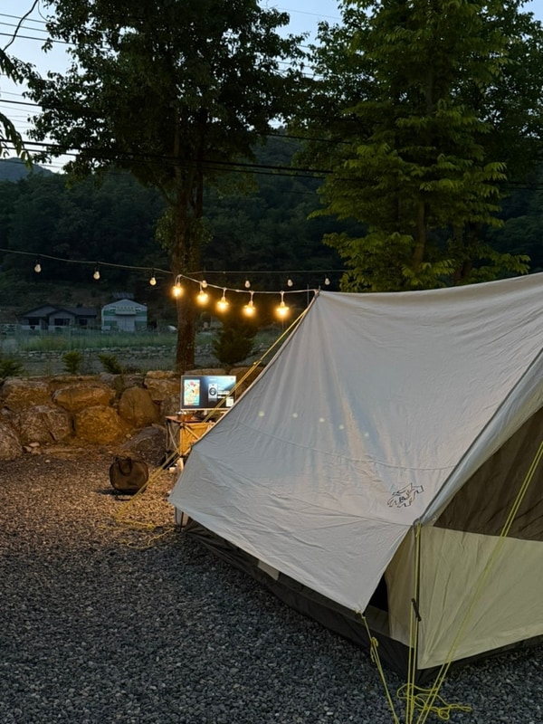 제천 계곡 캠핑장 명암539펜션오토캠핑장 내돈내산 후기