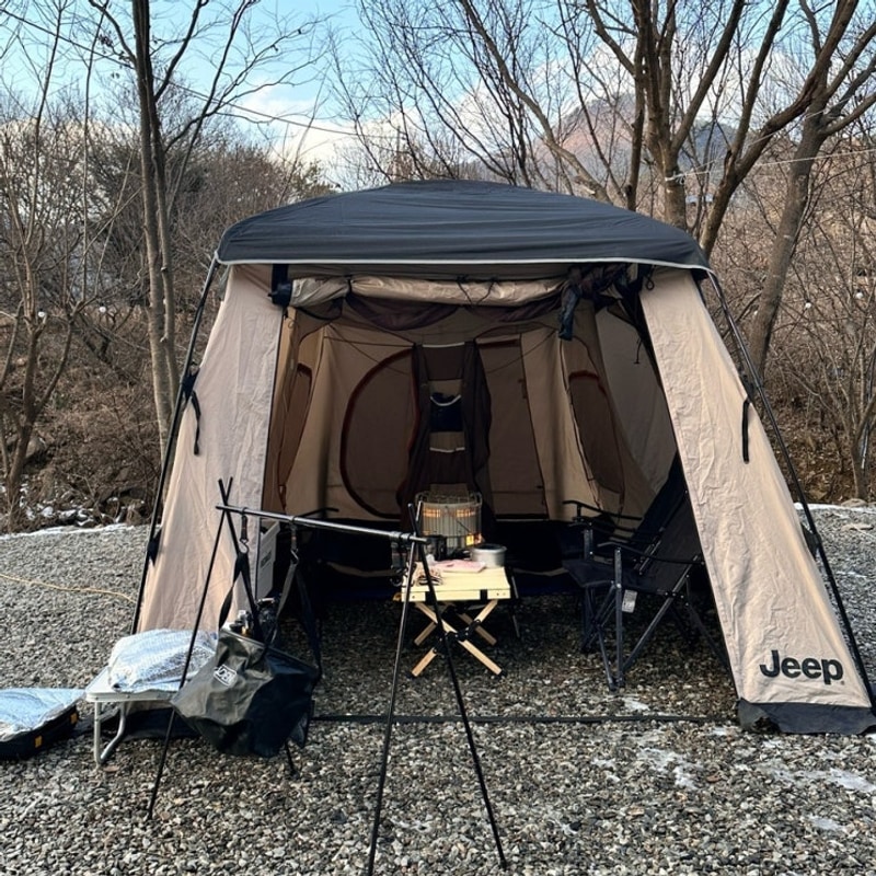 캠핑으로 보낸 특별한 2024 크리스마스 | 괴산 타닥타닥 캠핑장