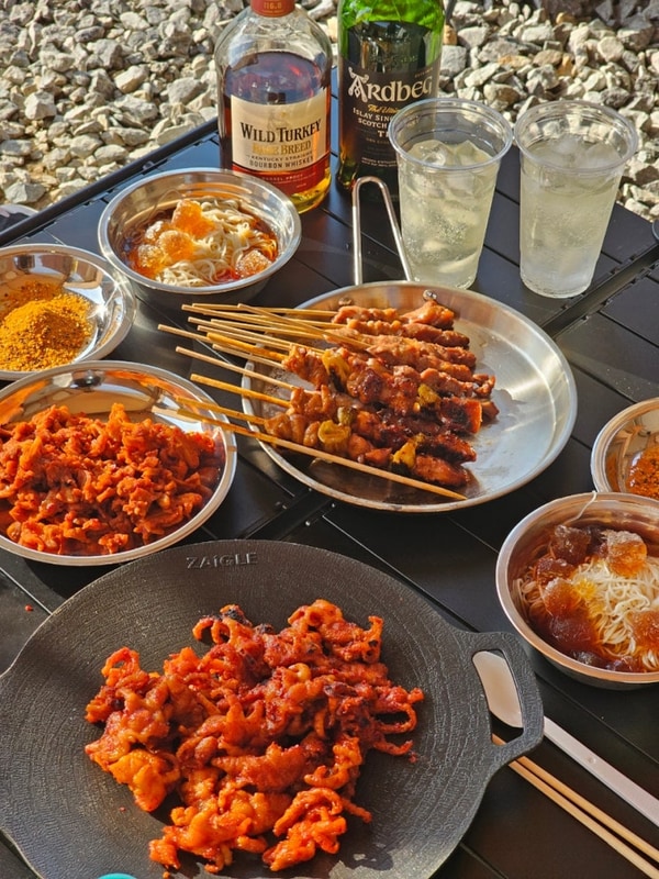 가평 캠핑장 추천 봄날농원 두번째날 후기!(ft,자라섬) -[2]