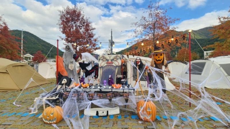 함께한 할로윈캠핑 in 청도신화랑 풍류마을 오토캠핑장 32번