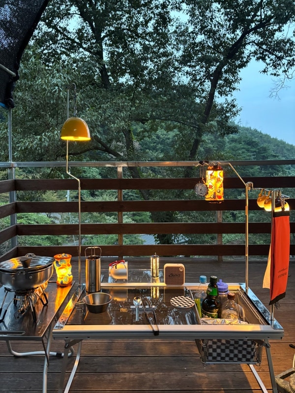 충주 하너미캠핑장 혼캠 후기 | 참치회+칼국수+낭만=혼자...