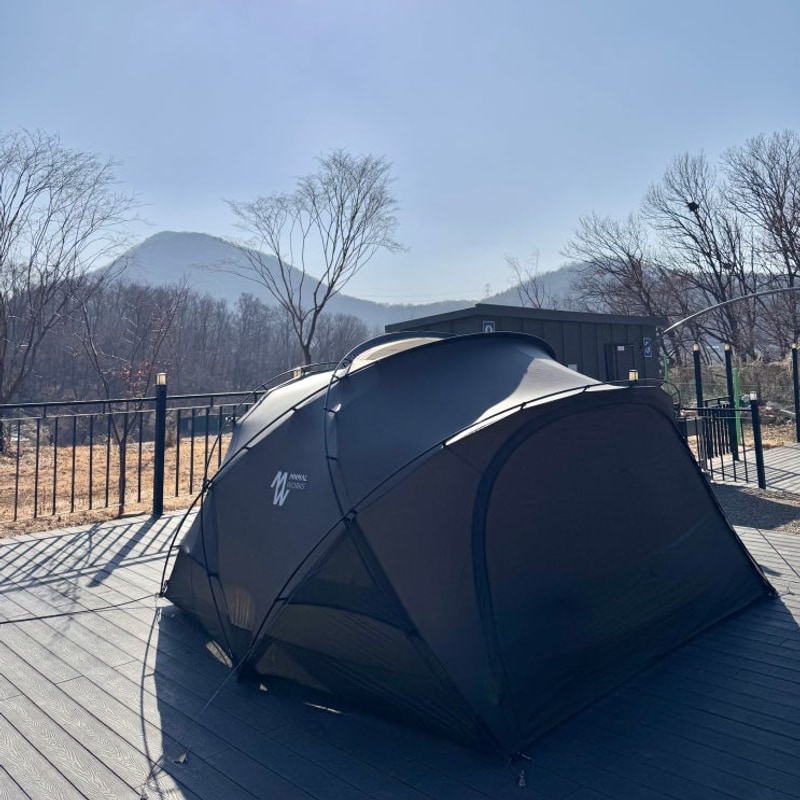 여우하우야영장 | 33번째 캠핑... 근교 애견 동반 시흥 캠핑장