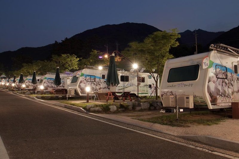 치산관광지 캠핑장 시설 사진 1