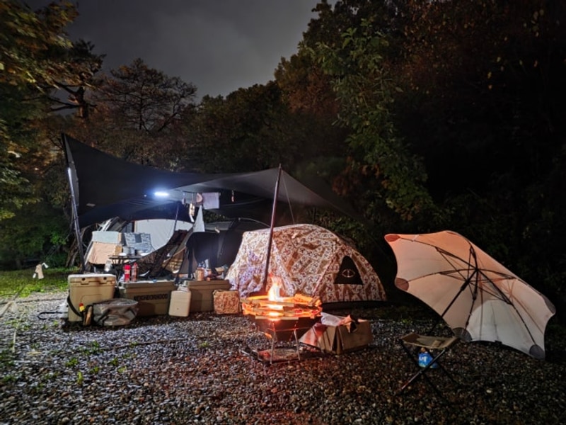 [경기 안양] 산마을캠핑장_우중(충한) 3박 4일 추석 가족캠