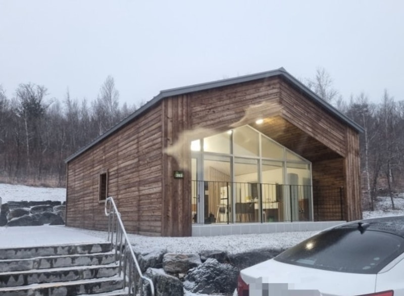 태백 매봉산 천상의숲 캠핑장 - 숲속의 집 203호 후기