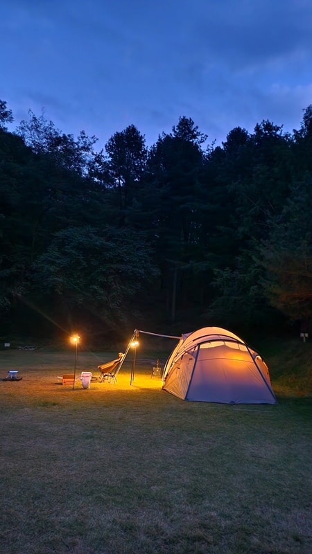 강원도 도모횡성 캠핑장 잔디사이트후기