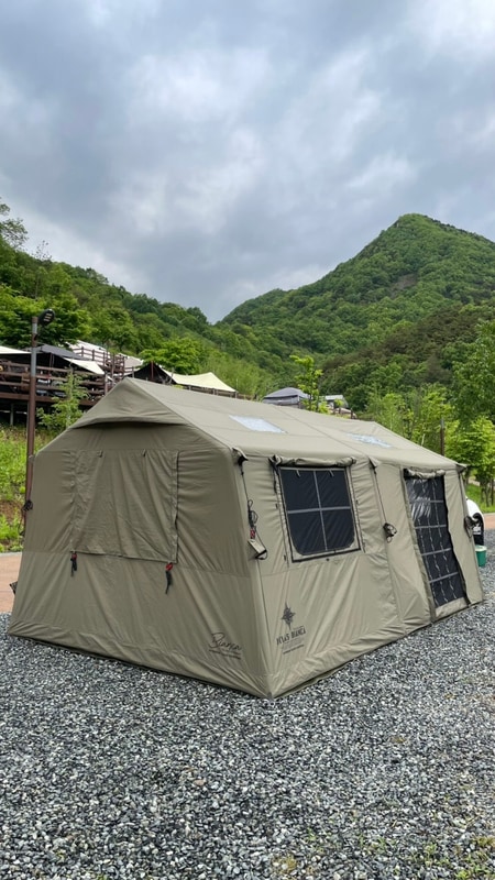 1박2일 캠핑 | 군위 전투전승기념공원 캠핑장 | 스위스...