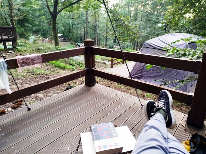 용인자연휴양림 평일 솔캠 (2025.9.25~26)