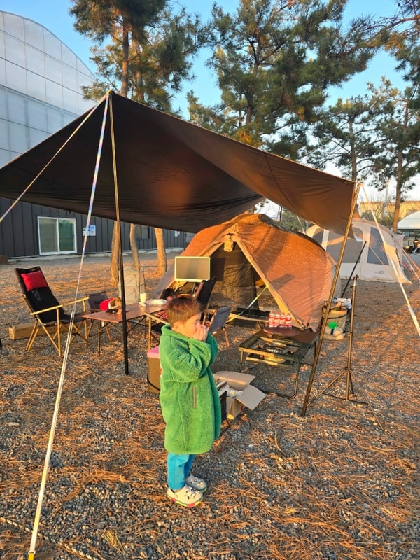 [나다캠20] 태안 어은돌 캠프캠프. 25년 첫 캠. 태안 수제버거...