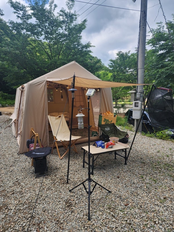 [안성] 더 더워지기전에 떠나는 마운틴뷰 '반딧불 캠핑장...