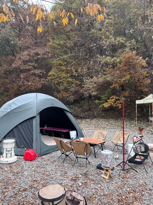 용인 캠핑, 젤코바 캠핑장(WESTTUNE 야전침대 리뷰)